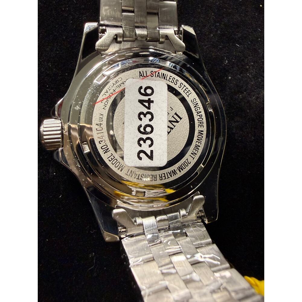 NEW! Invicta 40mm Men PRO DIVER Black And Blue Bezel Jubilee SS Bracelet 34104 - Picture 6 of 6